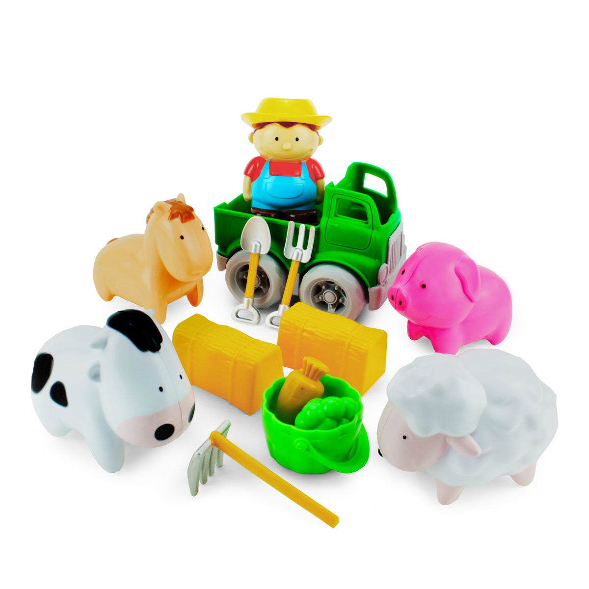 Toy cheap farm set